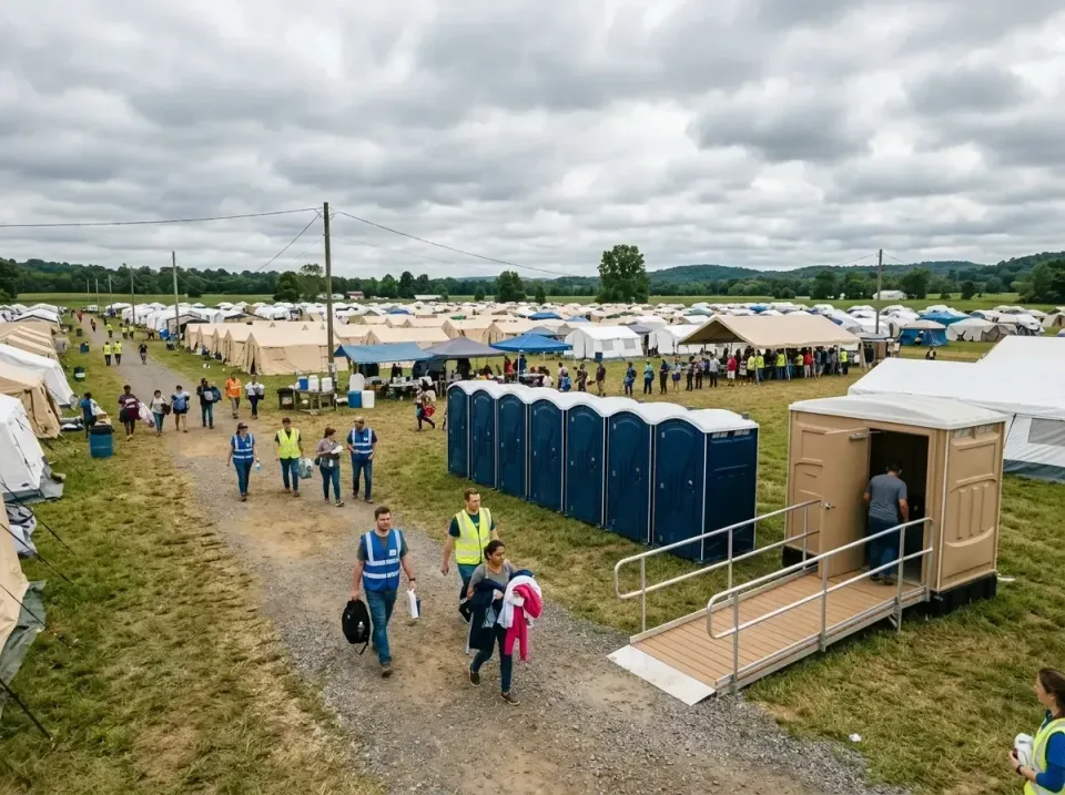 disaster-relief-camp-restrooms-010 — frequently asked questions, Dumpster & Portable Bathrooms Rental in Silver Hill, MD